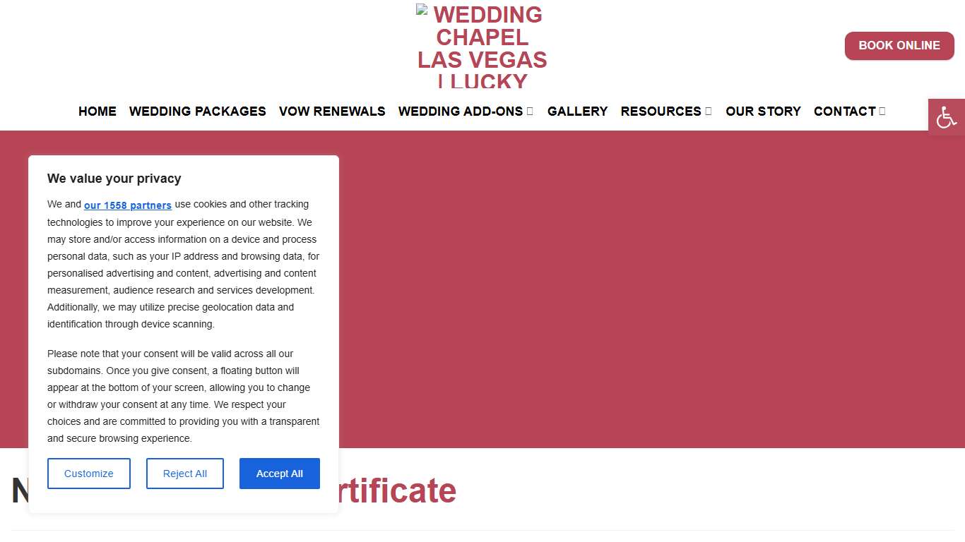 Nevada Marriage Certificate | Everything you need to know | Lucky Chapel