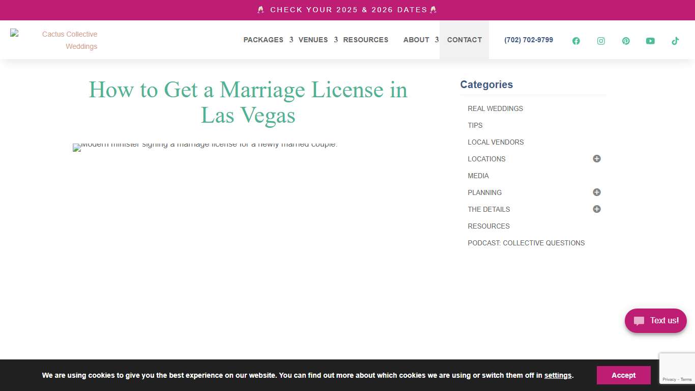How to Get a Marriage License in Las Vegas